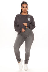 Soho Stretch Skinny Jeans - Grey Ins Street